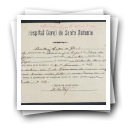 Processo de admissão de Maria dos Anjos, n.º 417 de 1909