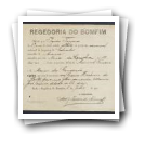 Processo de admissão de Maria José Teixeira, n.º 887 de 1911